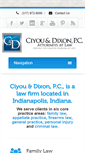 Mobile Screenshot of ciyoudixonlaw.com