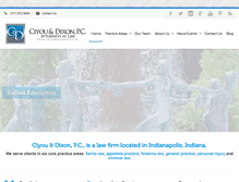 Tablet Screenshot of ciyoudixonlaw.com